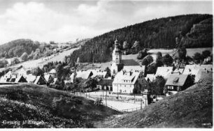Geising. Ortsansicht, Ansichtskarte