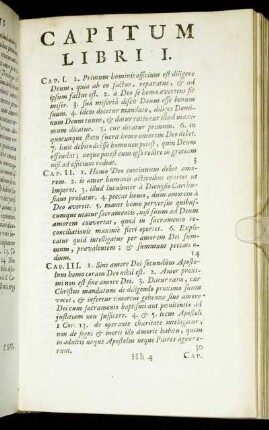 Capitum Libri I.