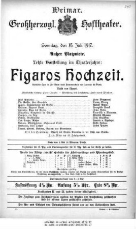 Figaros Hochzeit