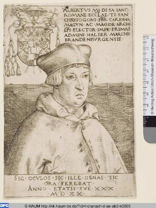 Kardinal Albrecht von Mainz