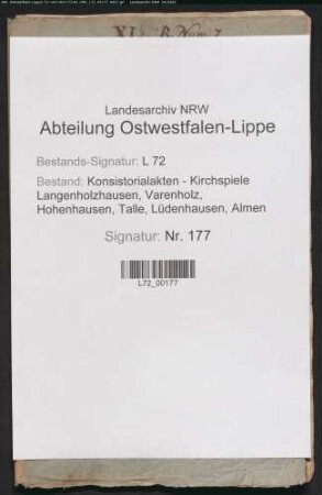 Reverse der Pastoren