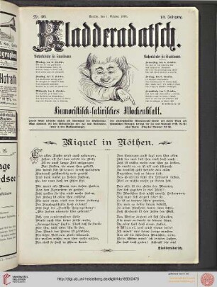 Hefte 40-44, Oktober 1899