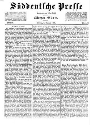 Süddeutsche Presse. 1868, 1868, 1 - 3
