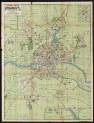 Pharus-Plan Königsberg i. Pr.