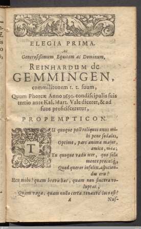 Elegia prima.