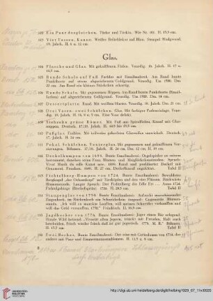 Glas (Nr. 104-167)
