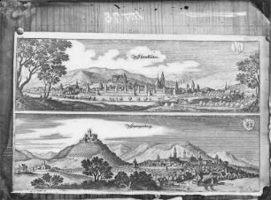 Stiche von Schmalkalden und Spangenberg nach Merian