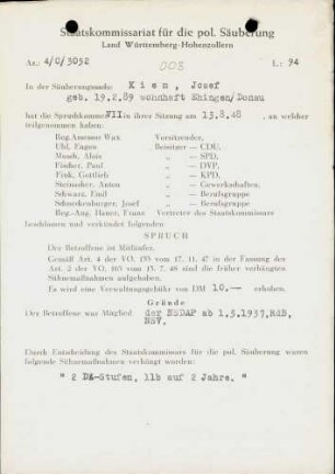 Kiem, Josef