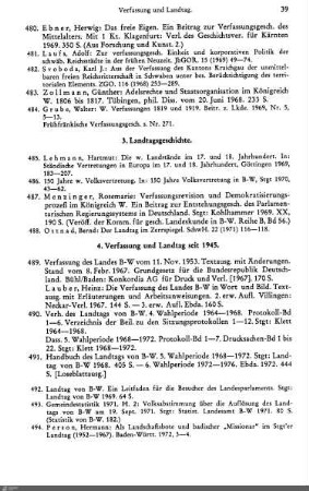 4. Verfassung und Landtag seit 1945