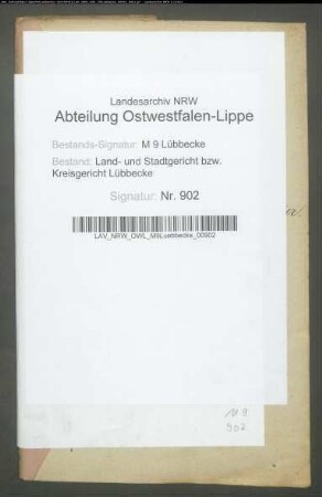 Erblasser: Meier, Dorothee Amalie, geb. Lieckweg: