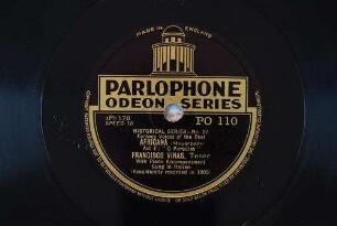 Africana : Act 4: "O paradiso" / (Meyerbeer)