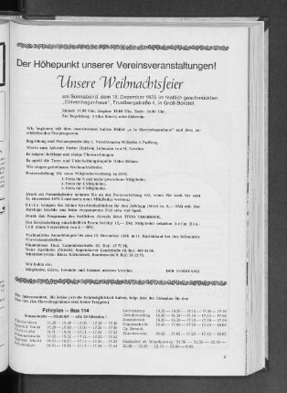 Unsere Weihnachtsfeier