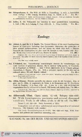 Zoology (No. 602 - 627)