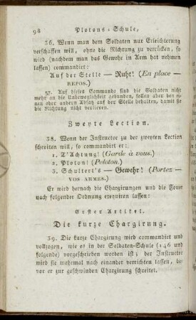 Zweyte Lection.