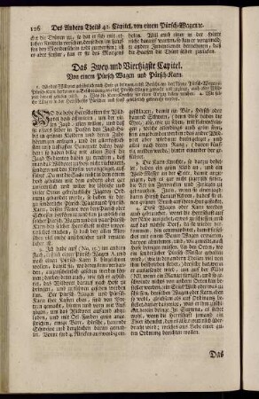 Das Zwey- und Viertzigste Capitel. Von einem Pürsch-Wagen und Pürsch-Karn