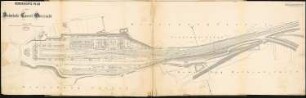 Bahnhof, Kassel-Oberstadt: Lageplan und Gleisplan 1:1000
