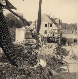 Zerstörungen Zweiter Weltkrieg. Belchenstraße, Weiherfeld