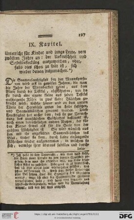 IX. Kapitel