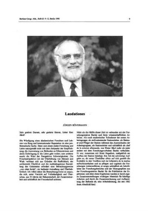 Laudationes