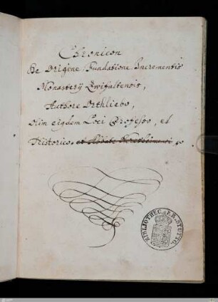 De fundatione monasterii Zwivildensis libri 2 - Cod.hist.qt.156