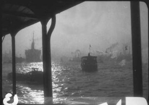 Schiffe im Hafen (Lateinamerika-Aufenthalte 1928/1942 – 1. Chile 1928)