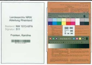 Entnazifizierung Karoline Franken , geb. 20.11.1882 (Kauffrau)