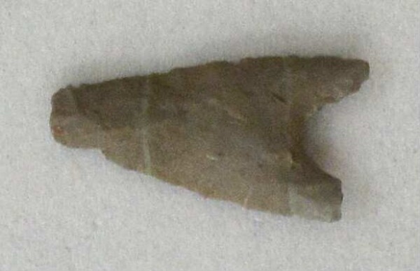 Stone arrowhead