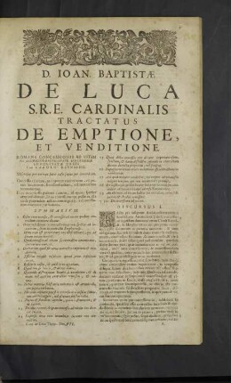 ...Tractatus de Emptione, et Venditione