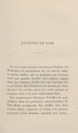 Étoffes de soie