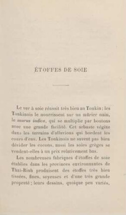 Étoffes de soie