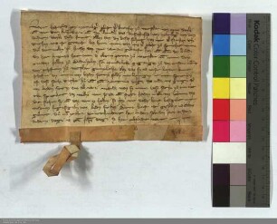 Hartrad von Merenburg Propst zu Wetzlar und die Brüder des deutschen Hauses zu Marburg wählen die Scheffen zu Wetzlar zu Schiedsrichtern in ihren ...
