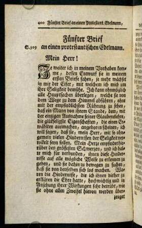 400-535, Fünfter Brief an einen protestantischen Edelmann.