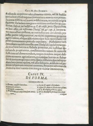 Caput IV. De Forma.