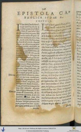 EPISTOLA CATHOLICA IUDAE APOSTOLI