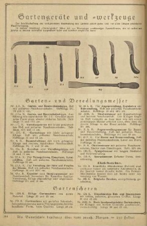 Gartengeräte und -werkzeuge