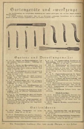 Gartengeräte und -werkzeuge