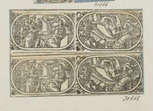 Verkündigung Mariä und Auferstehung, aus: Balthasar I Moretus, "Missale S. Monasteriensis Ecclesiae Jussu [...], Antwerpen 1632