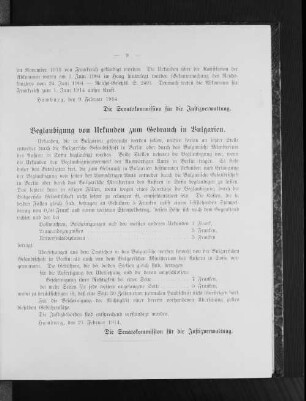 Beglaubigung von Urkunden zum Gebrauch in Bulgarien.
