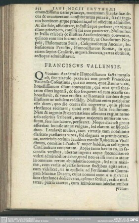 Franciscus Vallensis