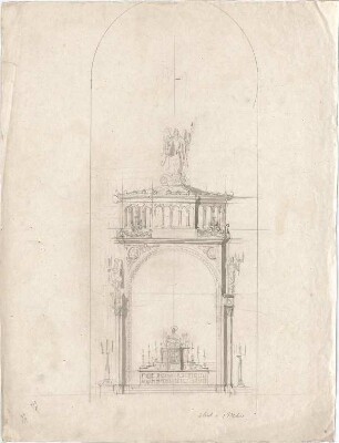 Voit, August von; Kirche - Hochaltar (Ansicht)