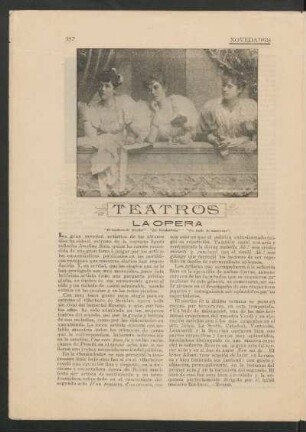 [Fotografiá de tres bellezas en la ópera]