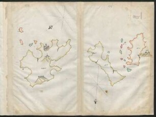 Illustration: f. 45a-45b Inseln des Adriatischen Meeres
