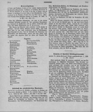 Genera et Species Trichopterorum / auctore Fr[riedrich] Anton Kolenati. - Pragae : Kronberger. - [Heft] I, 1848