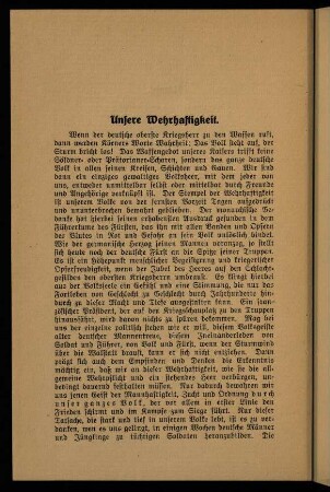 36-38, Unsere Wehrhaftigkeit