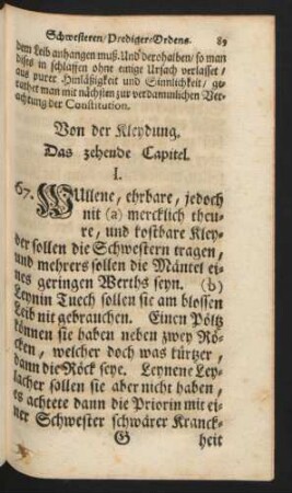 Von der Kleydung. Das zehende Capitel.