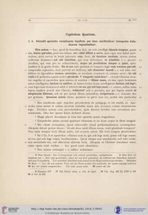 Capitulum Quartum