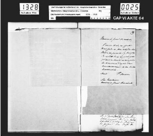 Schriftwechsel mit dem diplomatischen Korps