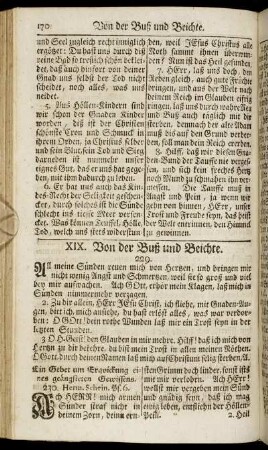 XIX. Von der Buß und Beichte.