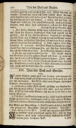 XIX. Von der Buß und Beichte.