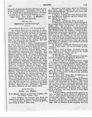 Giornale di medicina pratica / comp. da Valeriano Luigi Brera. - Venezia. - Anno 1816 Fasc. XXV. I. Bimester: Jänner und Hornung